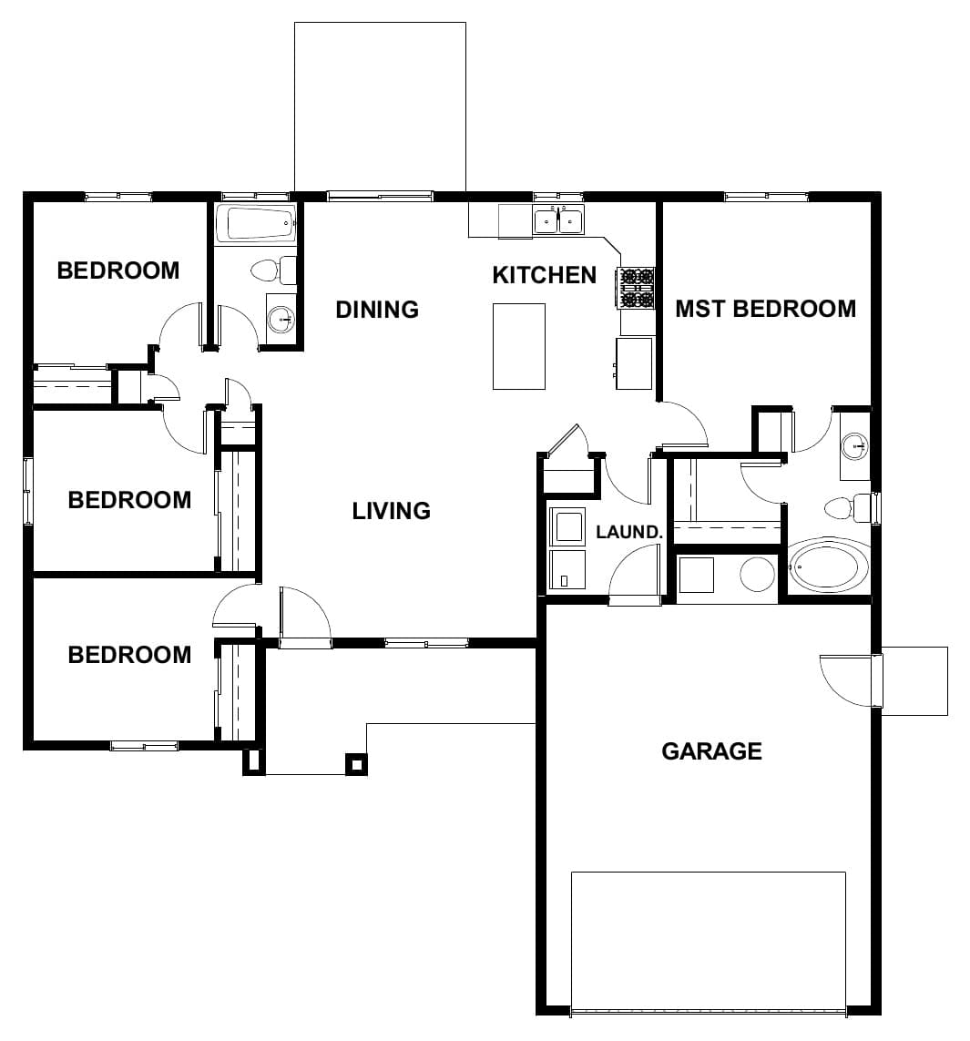 The Lily floor plan