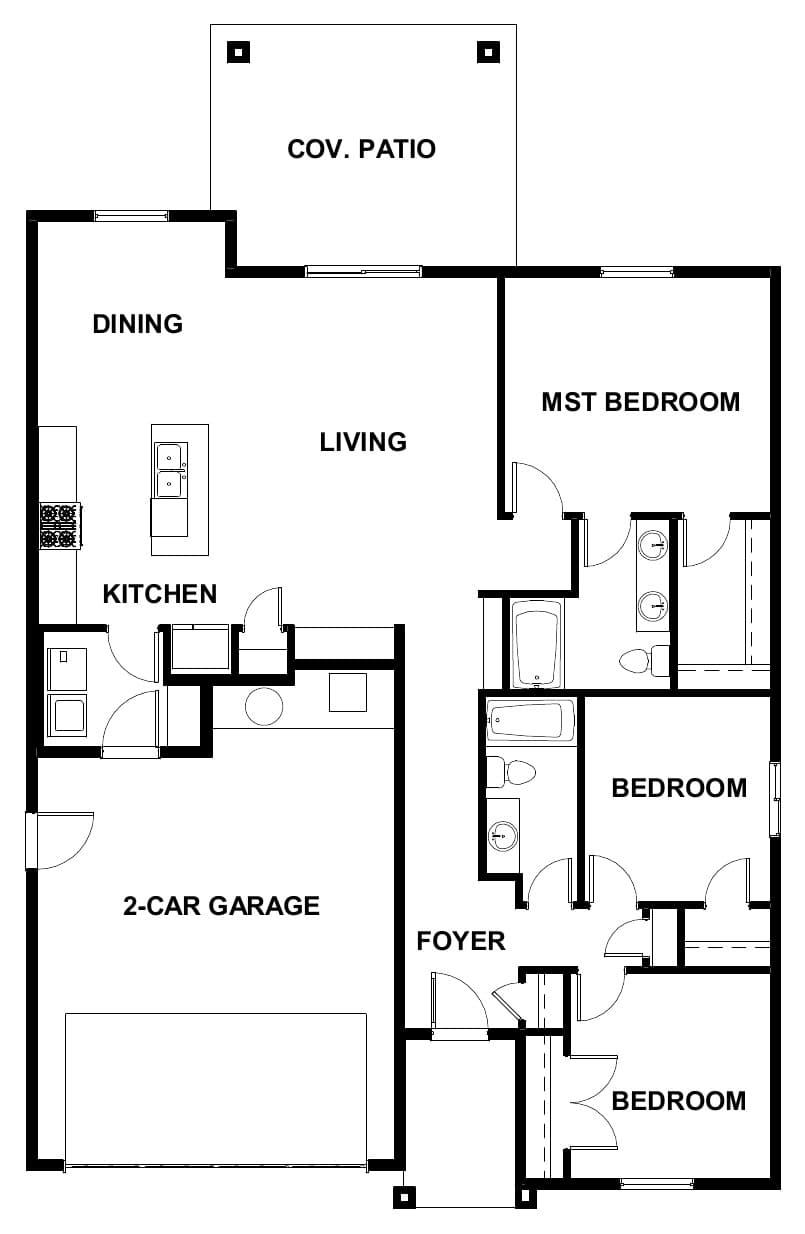 The Piney floor plan