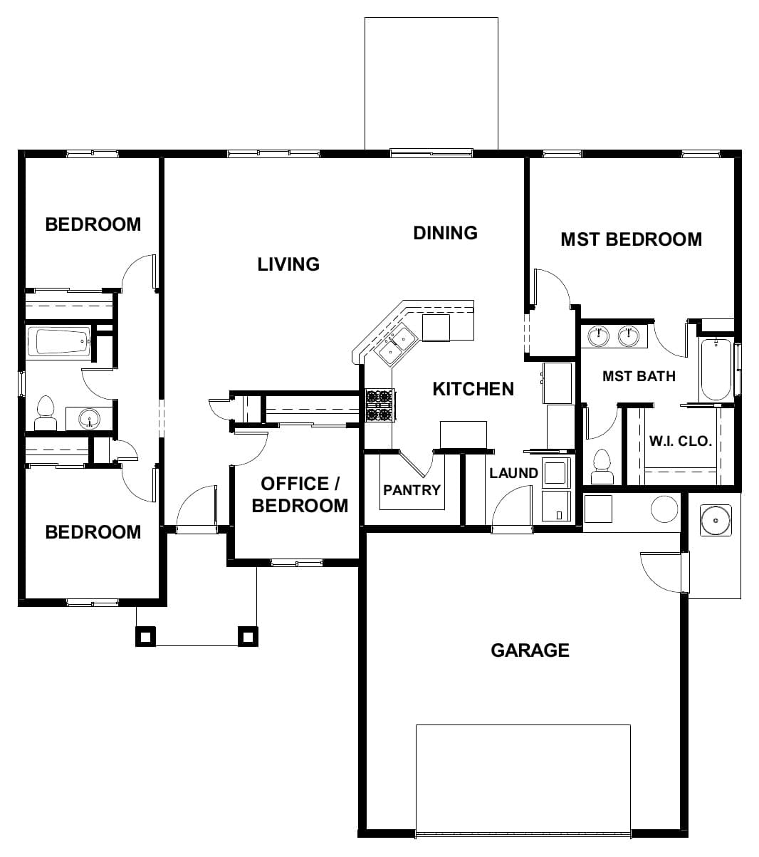 The Rose floor plan